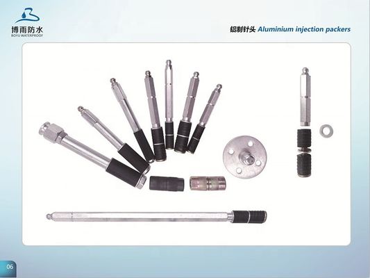 Matériau du noyau d'aluminium, emballeur d'injection de coulis en acier haute pression avec tête amovible