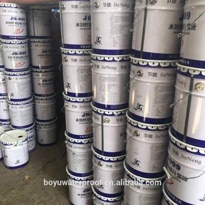 Fonction de revêtement de bâtiment Résine d'injection mousse de polyuréthane Matériau imperméable liquide