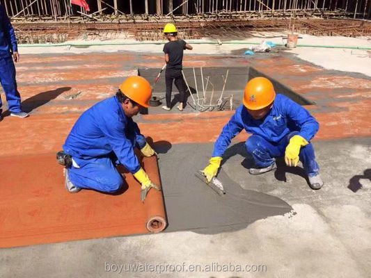 Membrane en matériau enroulé imperméable au PVC pour bâtiment de maison de 1,2-2,0 mètres de largeur