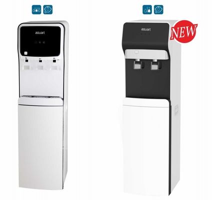 Dispensateur d'eau chaude et froide par tuyauterie avec installation de support et refroidissement par compresseur