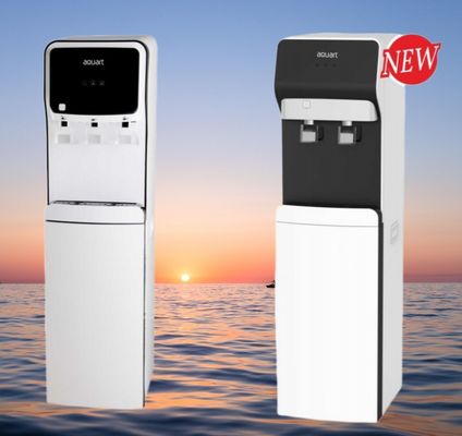 Dispensateur d'eau chaude et froide par tuyauterie avec installation de support et refroidissement par compresseur