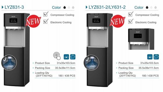 Distributeur d'eau de table contrôlé par application avec machine à glaçons à billes et à pépites