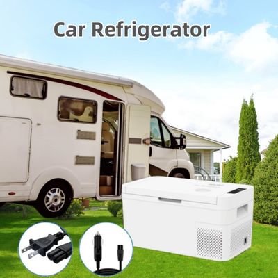Réfrigérateur de voiture de voyage avec refroidissement rapide et adaptateur climatisé