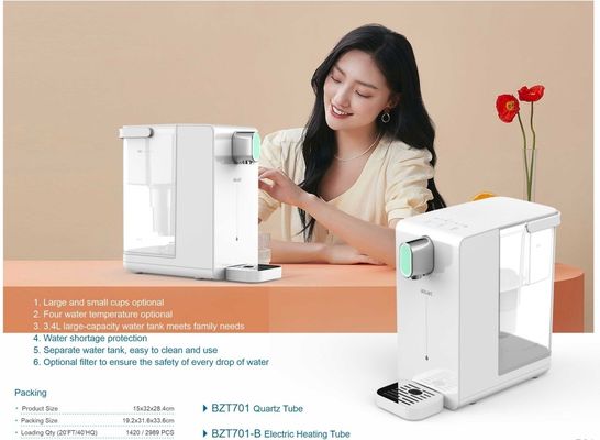 Panneau de commande tactile Fabricant de glace avec une capacité d'eau de 3,7 litres et aucune fonctionnalité contrôlée par application