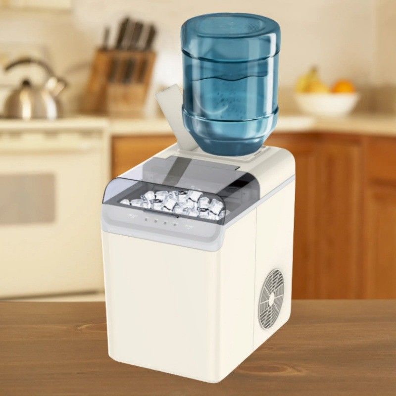 Fabricant de glace en acier inoxydable pour la cuisine avec une capacité d'eau de 4,0 litres et un fonctionnement silencieux